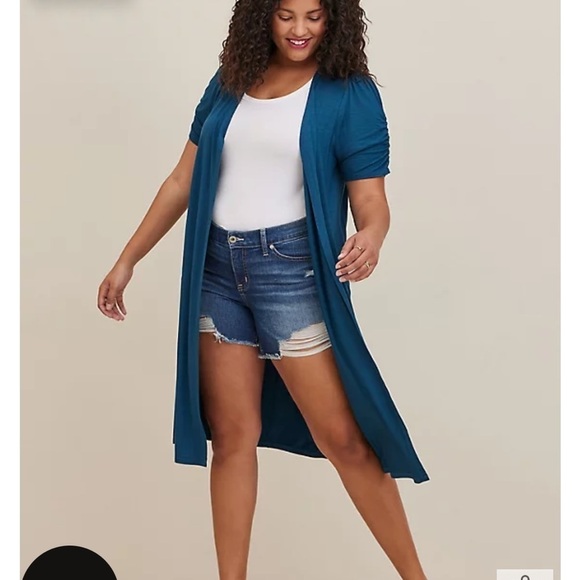 torrid Sweaters - TORRID short sleeve fit and flare sweater duster!